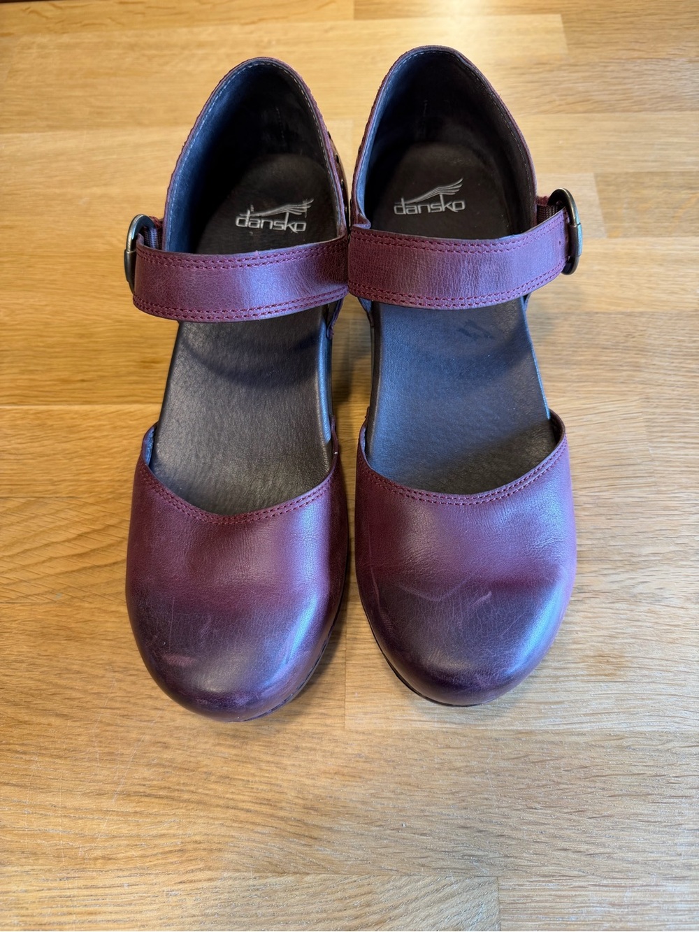 Dansko Burgundy Mary Jane Clog  size 41